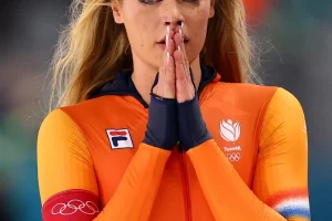 حسناء هولندية تشعل أجواء الأولمبياد الشتوي