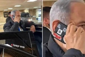 صورة لنتنياهو يغطي كاميرا هاتفه تشعل مواقع التواصل الاجتماعي