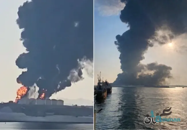 طائرات مسيرة تستهدف خزانات وقود في ميناء صلالة العُماني