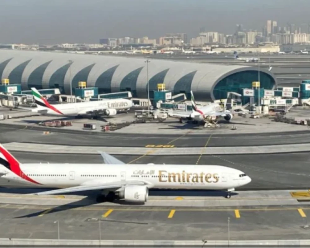 تعليق مؤقت للرحلات في مطار دبي الدولي