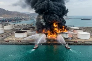 توقف عمليات تحميل النفط في ميناء الفجيرة الرئيسي