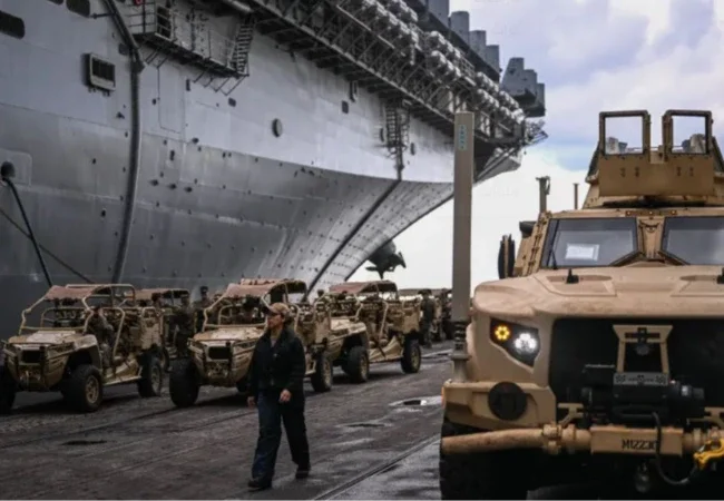 البنتاجون يعجل نشر آلاف من قوات المارينز في الشرق الأوسط وسفن وطرادات هجومية