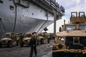 البنتاجون يعجل نشر آلاف من قوات المارينز في الشرق الأوسط وسفن وطرادات هجومية