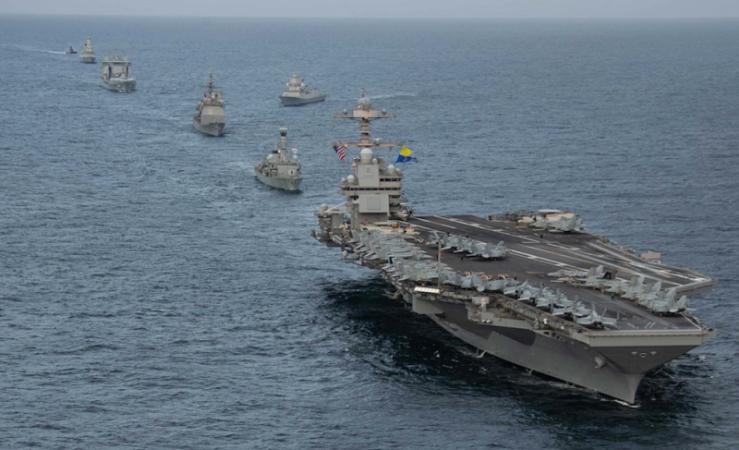 البنتاجون يلمح إلى خروج حاملة الطائرات جيرالد فورد عن الخدمة