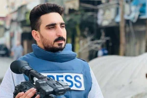 قصة استشهاد الصحفي الفلسطيني أيمن الجدي تهز القلوب